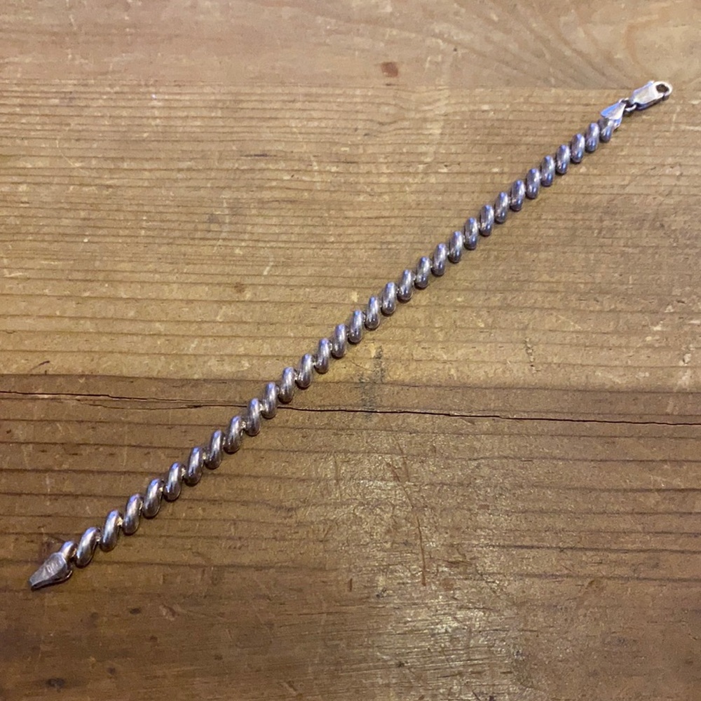 Vintage Womens 925 Sterling Silver Bracelet